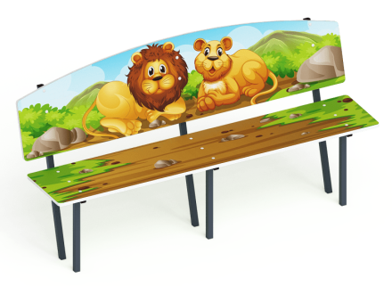Скамейка детская Саванна - МФ 41.01.01-01.И1, фото 2