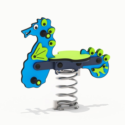 Качалка на пружине ЛД042001 для детской площадки, фото 1