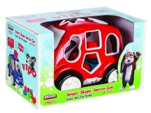 Машинка с геометрическими фигурами Pilsan Smart Shape Sorter Car ( 03-187)