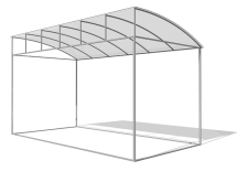 Навес для колясок ВСТ 1525 Навес для колясок ВСТ 1525