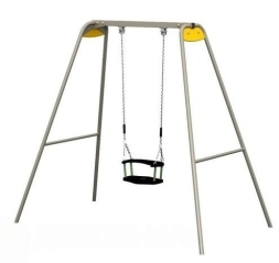 Качели КАЧ-1.5 на цепях для детской площадки Качели КАЧ-1.5 на цепях для детской площадки