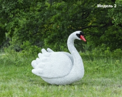 Топиари лебедь белый Модель 1 - газон Eco, фото 3