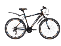 Велосипед Stark'16 Hunter черно-оранжевый 18&quot;