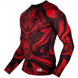 Рашгард Venum Gladiator Black/Red L/S, фото 2