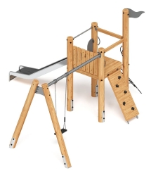 Игровой комплекс (лиственница) ДИК 2.24.03-Л.И1, фото 2