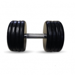 Гантель Barbell 47 кг классик с вращающейся ручкой хром