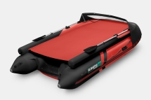 GLADIATOR E 450 X Expedition Красно-черный моторная лодка ПВХ