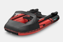 GLADIATOR E 450 X Expedition Красно-черный моторная лодка ПВХ