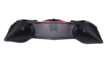 Gladiator D 370 AL PROFESSIONAL D Красно-черный моторная лодка ПВХ Алюминиевый пайол