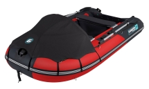 Gladiator D 370 AL PROFESSIONAL D Красно-черный моторная лодка ПВХ Алюминиевый пайол