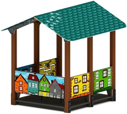 Домик большой 1 (Город) МФ 10.01.07-01, фото 2 Домик большой 1 (Город) МФ 10.01.07-01, фото 2