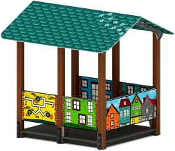 Домик большой 1 (Город) МФ 10.01.07-01, фото 1 Домик большой 1 (Город) МФ 10.01.07-01, фото 1