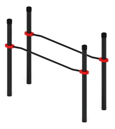 Воркаут ЛОВ 108 красный ВТ 102.04-01, фото 1