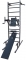 Напольная шведская стенка Стойка PRO-T3 Plastep