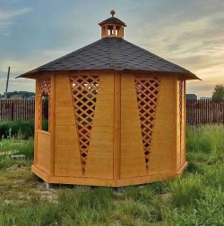 Восьмигранная беседка ЖАР ПТИЦА, фото 6