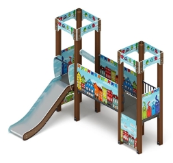 Королевство (Коты) - ДИК 1.15.06-11 - Игровой комплекс H=900, фото 4