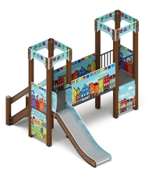 Королевство (Коты) - ДИК 1.15.06-11 - Игровой комплекс H=900, фото 1