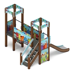 Королевство (Коты) - ДИК 1.15.06-11 - Игровой комплекс H=900, фото 2