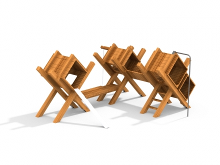 ДОУ 7.201 Лазалка из 4 кубов, фото 1