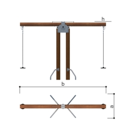 Качели балансир Romana 118.04.00 для детской площадки, фото 3