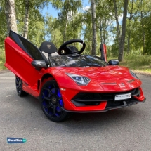 Электромобиль Lamborghini Aventador SVJ A333MP красный