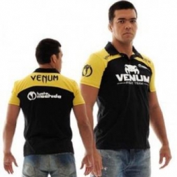 Поло Venum &quot;Lyoto Machida UFC Edition&quot; - Black/Yellow, фото 1