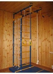Детский спортивный комплекс Городок Babysport 3-х опорный с сеткой, фото 2
