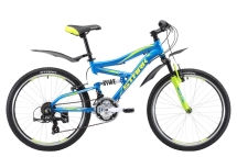 Велосипед Stark'17 Rocket 24.2 FS V сине-зеленый