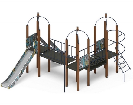 Детская игровая площадка ДИК 2.09.06-01, фото 1