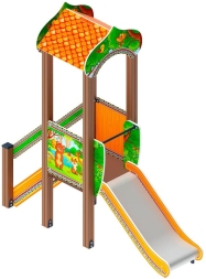 Полянка горка Н 750 ДИК 1.16.01-01, фото 1