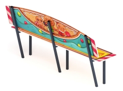 Скамейка детская Пряничный домик - МФ 41.01.01-04.И1, фото 3 Скамейка детская Пряничный домик - МФ 41.01.01-04.И1, фото 3