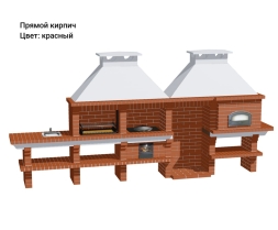 Печь Аристократ 854 Прямоугольный кирпич графитовый серый, фото 11