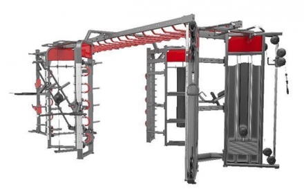 360H Рама DHZ для функциональных тренировок. Габарит 6800x3500x2560, фото 1