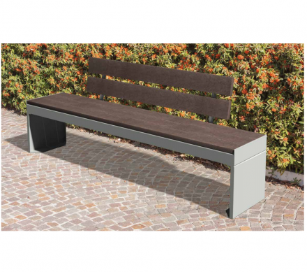 Скамья со спинкой Прямоугольник, фото 1