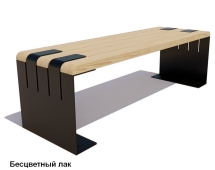 Скамейка уличная Симферополь (банкетка), Сосна 1,5 м