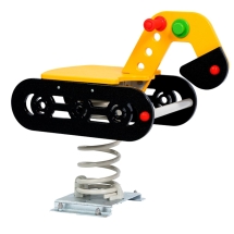 Качалка на пружине Construction machines Экскаватор для детской площадки