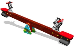 Качалка-балансир Зебра КЧ092 для детской площадки