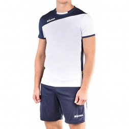 Форма волейб. муж. &quot;MIKASA&quot;, арт. MT350-023-3XL, р.3XL, 90% полиэстер, 10% эластан,  темносине-белый, фото 1