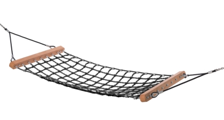 Гамак Hammock из армированного каната 201х100 см без столбов для детской площадки, фото 1