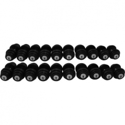 Гантельный ряд ZSO 27,5 кг - 50 кг (10 пар), шаг 2,5 кг, BASIC, фото 1