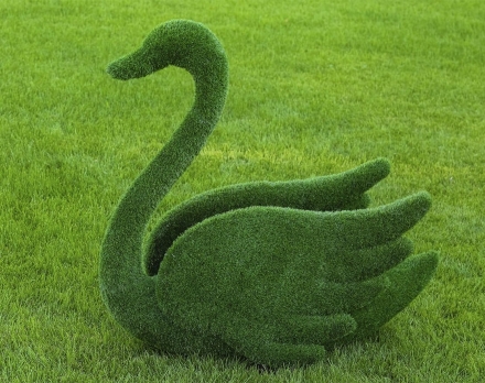 Топиари лебедь Грация - газон Eco, фото 1