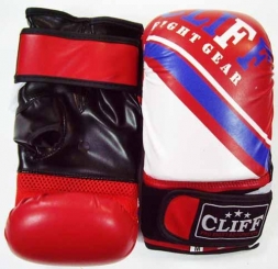 Перчатки снарядные Fight Gear (FLEX) красные р.XL