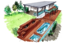 Спа бассейн Dimension One Spas Reflections Executive™