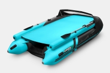 GLADIATOR E 450 X Expedition Черно-бирюзовый моторная лодка ПВХ