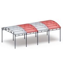 Теневой навес на 8 тренажеров - МФ 752.02 - Спорт Теневой навес на 8 тренажеров - МФ 752.02 - Спорт