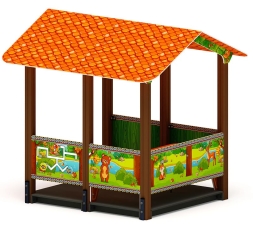 Домик большой 1 (Полянка) МФ 10.01.07-04, фото 4 Домик большой 1 (Полянка) МФ 10.01.07-04, фото 4