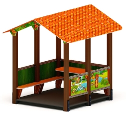 Домик большой 1 (Полянка) МФ 10.01.07-04, фото 2 Домик большой 1 (Полянка) МФ 10.01.07-04, фото 2