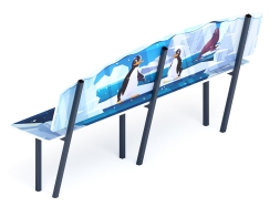 Скамейка детская Снежная королева - МФ 41.01.01-05.И1, фото 4 Скамейка детская Снежная королева - МФ 41.01.01-05.И1, фото 4