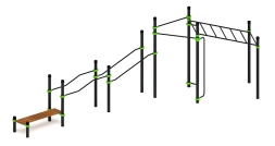 Воркаут ЛОВ 108 зеленый ВТ 102.21-02, фото 3