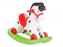 Качалка-каталка лошадка с блокировкой и музыкой Pilsan Rocking Horse (07-520)